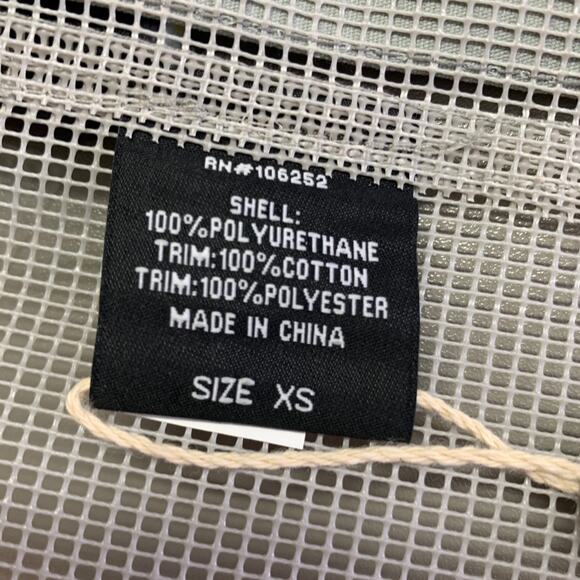 U.P.W.W. Size XS Grey Orange Mesh Polyurethane Utility Vest - Picture 5 of 7